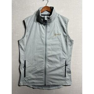 NWOT North Sails Race Softshell Vest Jacket Mens XL Gray DWR Full Zip Up